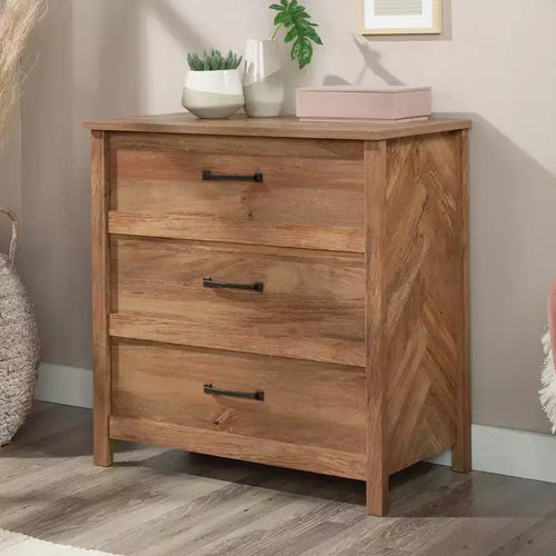 Cannery Bridge 3 Drawer Chest Sindoori Mango - Sauder
